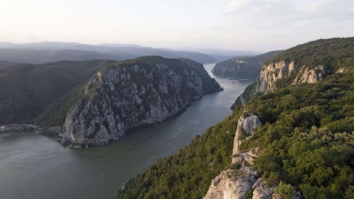 Die Donaus von oben.