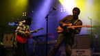 Gitarrist und Sänger von The Sunshine Underground geben Gas bei der 21. Rocknacht 2007